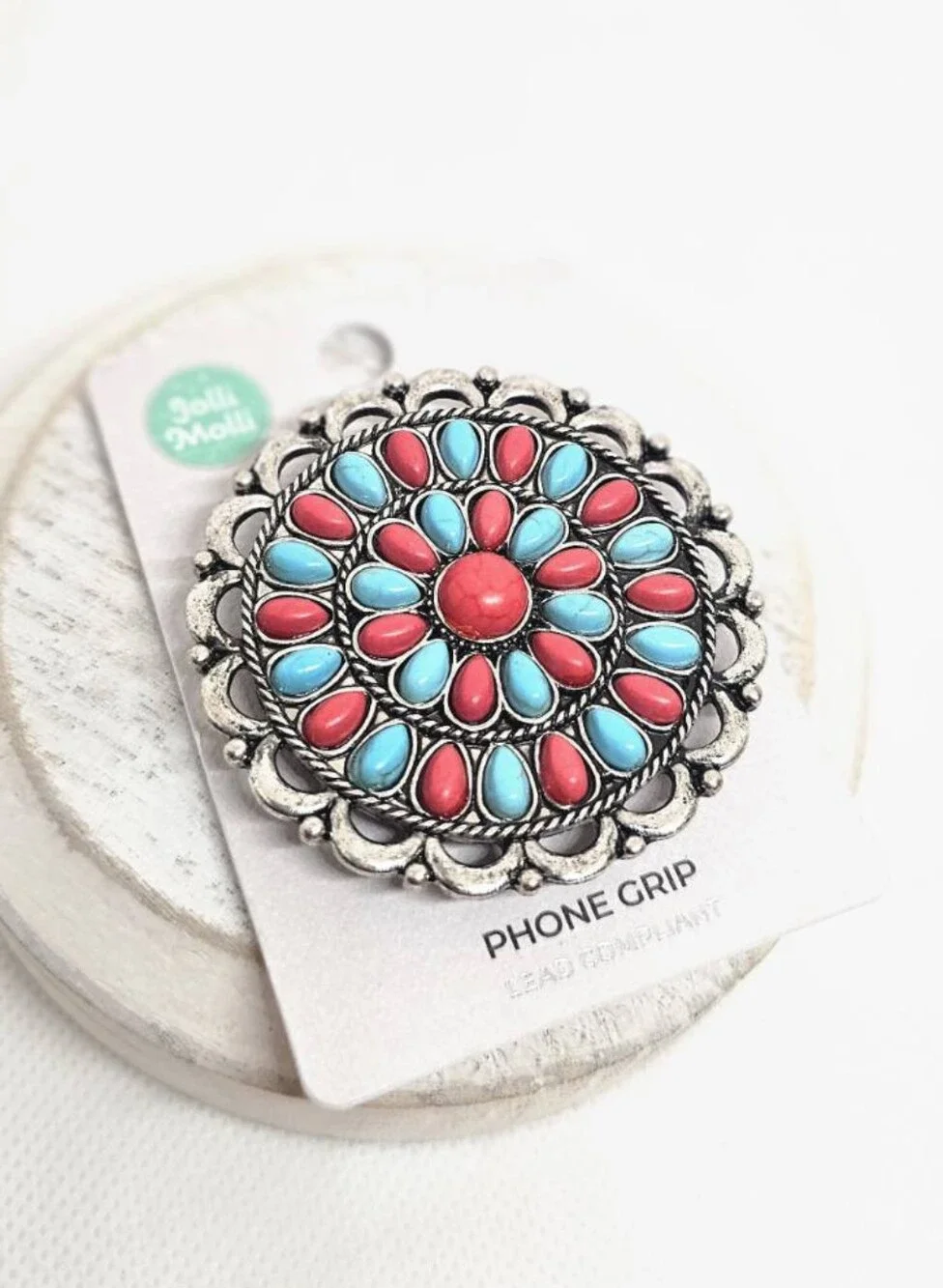 Turquoise & Pink Southwestern POPSOCKET NWT